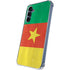 Cameroon Flag Distressed Galaxy A35 5G Clear Case